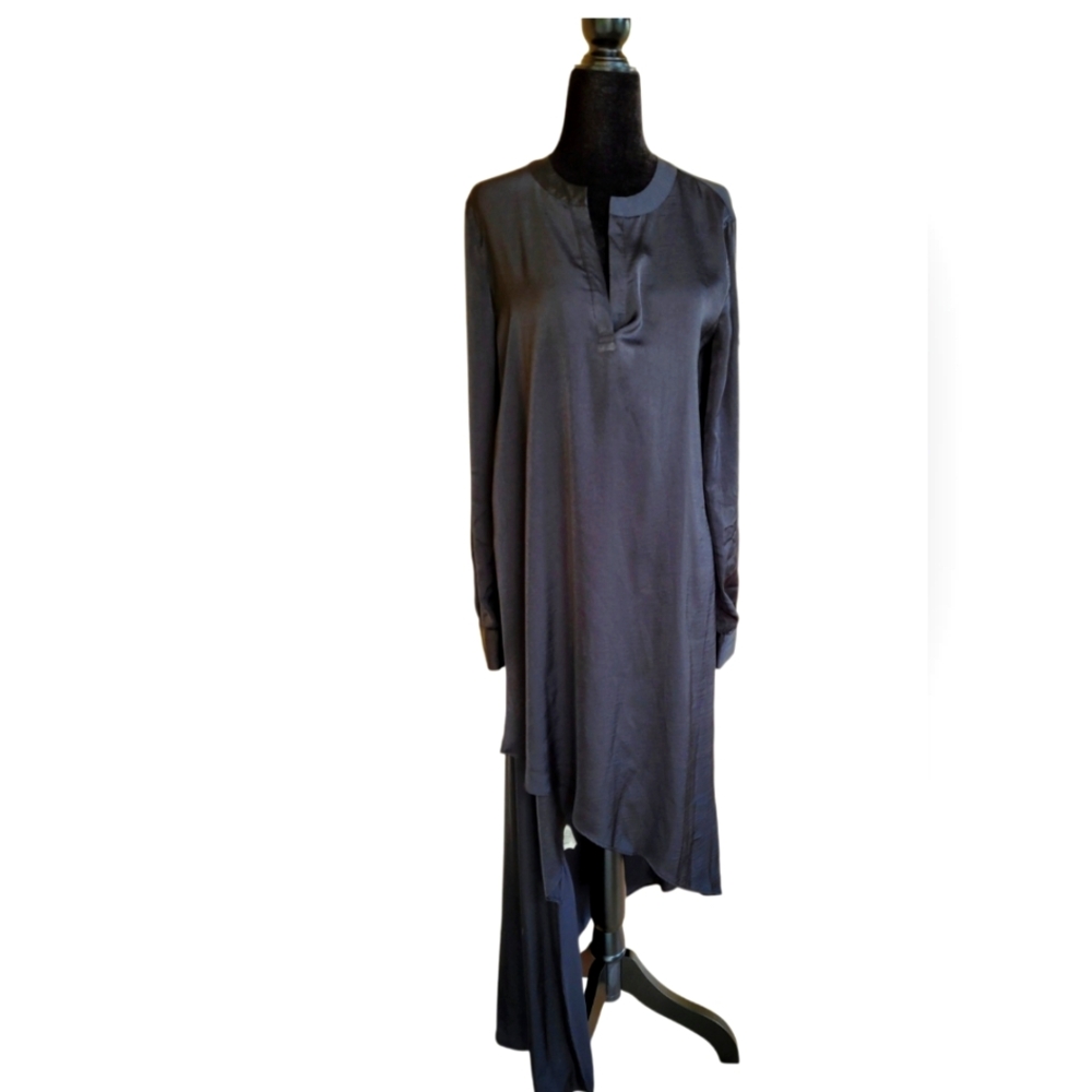BCBG MAXAZRIA Black Asymmetrical Tunic Dress. Size XS